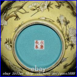 10.6'' Chinese Qing Dynasty Famille Rose Porcelain Dragon Totem Pattern Bowl