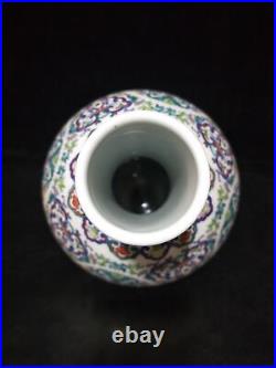 13 Chinese Old Antique Porcelain Qing dynasty qianlong mark doucai flower Vase