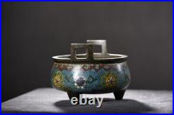 A Fine Collection Chinese Antique Qing Dynasty Copper Cloisonne Incense Burners