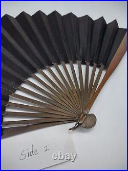 Antique Chinese Export Fan, Qing Dynasty