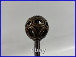 Antique Chinese Qing Dynasty Bronze Melon Hammer Mace Very Rare