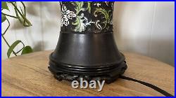 Antique Qing Dynasty CHINESE Export Champlevé Cloisonne electric LAMP X Large