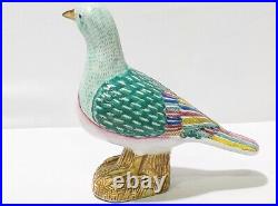 Antique Qing Dynasty Chinese Export Porcelain Dove Figurine MINT