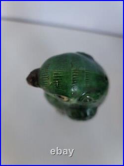 Antique Qing Dynasty Chinese Green Glazed Parrot Incense Burner, #1 of 6, 9