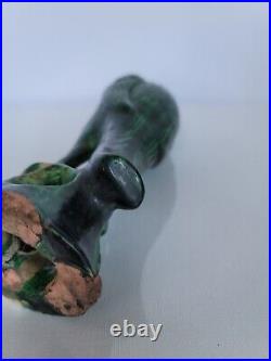 Antique Qing Dynasty Chinese Green Glazed Parrot Incense Burner, #1 of 6, 9