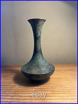 Antique Qing Dynasty Qianlong Chinese Bronze Vase 18th to 19th Century