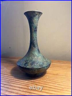 Antique Qing Dynasty Qianlong Chinese Bronze Vase 18th to 19th Century