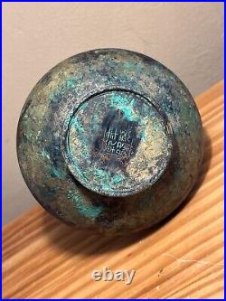 Antique Qing Dynasty Qianlong Chinese Bronze Vase 18th to 19th Century