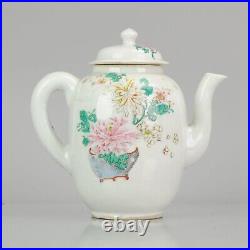 China Chinese 18th century Qing Dynasty Family Rose Porcelain Teapot