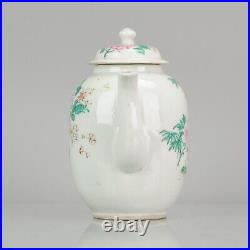 China Chinese 18th century Qing Dynasty Family Rose Porcelain Teapot