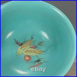 Chinese Antique Qing Dynasty Bowl Ground Yellow Porcelain Fruit Dish-QianLong