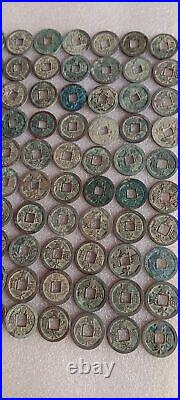 Chinese Antique Qing Dynasty Kuan Yong Tong Bao Copper Coin 100Pc