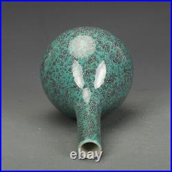 Chinese Porcelain Qing Dynasty Qianlong Furnace Jun Glaze Vases 7.08 Inch