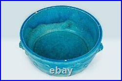 Chinese Qing Dynasty Turquoise Blue Glazed Large Bowl