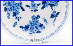 Chinese Saucer Dish Blue & White Porcelain Qing dynasty Mark Guangxu (1875-1908)