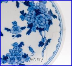 Chinese Saucer Dish Blue & White Porcelain Qing dynasty Mark Guangxu (1875-1908)