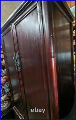 Chinese antique elm wood wardrobe-Qing Dynasty