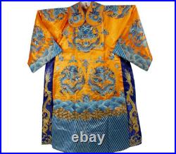 Dragon Design Dragon Robe Chinese Qing Dynasty Emperors Formal Dress Embroidery