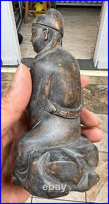 Fine Chinese Antique Wooden Statue. Ming thru Qing Dynasty