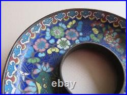 Fine Old Chinese Cloisonne Cup Stand, Holder - Late Qing Dynasty