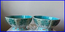 Pair of Large Chinese Antique Porcelain Bowl. Qing Dynasty Tongzhi Mark