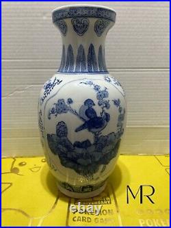Vintage Chinese Qing Dynasty Porcelain Vases, Signed